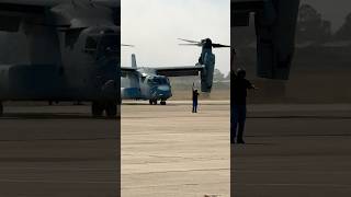 Marines have a unique way of arriving at Pacific Air Show ￼MV22 Osprey [upl. by Bearnard698]