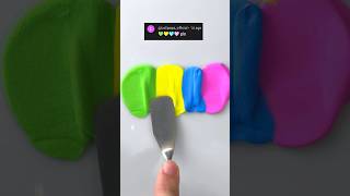 GREENYELLOWBLUEPINK Colormixing oddlysatisfying colormixing satisfying [upl. by Yenahpets]