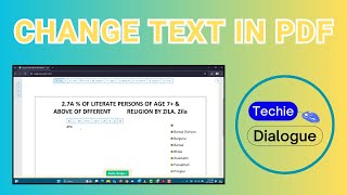 How to Change Text in PDF [upl. by Danice]