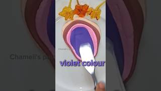 Color mixing 🤍🤎💗💜 making lavender colour youtubeshorts colourmixing artwork [upl. by Bambi]