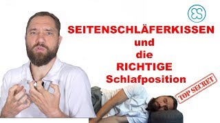 Seitenschläferkissen und die RICHTIGE Schlafposition Übungen [upl. by Sonja949]