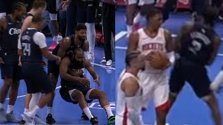 JAMES HARDEN HAD KAWHI LEANORD LOSING HIS SHT AFTER INSANE GAME WINNING 4POINT PLAY [upl. by Etteneg]