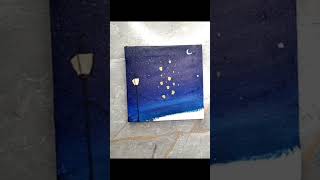 Sky lantern Acrylic painting Full video is available on my channel acryliclandscape painting [upl. by Sarajane]