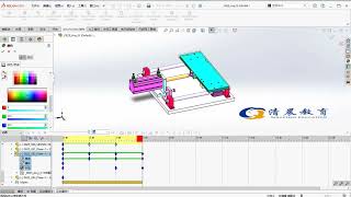 16、Solidworks Motion动画仿真（1） [upl. by Ventre]