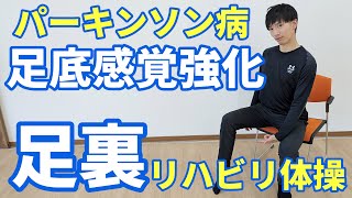 足底感覚の強化が鍵【パーキンソン病の方向け】転倒予防に効果的な足裏リハビリ体操 [upl. by Hoffer]