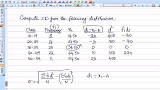 Standard Deviation Continuous Frequency Distribution Case Study 7 [upl. by Cynthy]