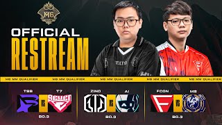 Official RestreamM6  Myanmar 🇲🇲 Qualifier  Week1 Day 3 [upl. by Mis453]