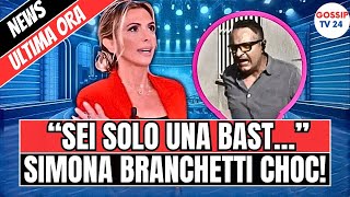 🔴SIMONA BRANCHETTI CHOC CLAMOROSA LITE IN DIRETTA TV A POMERIGGIO 5 quotSIMONA Equot Altro [upl. by Skyla]