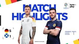 Germany vs Scotland 51 EURO 2024 Match Highlights [upl. by Rube453]