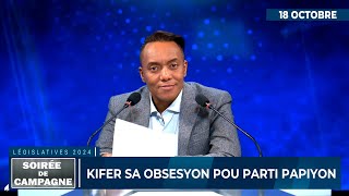 « Soirée de Campagne »  kifer sa obsesyon pou parti papiyon [upl. by Ocire]