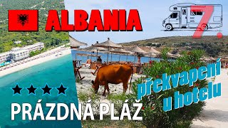 7 ALBÁNIE překvapení u hotelu 🏖 pláž Qeparo super camping M2 [upl. by Henrique992]