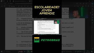 ESCOLARIDADE APRENDIZ NA PETROBRAS jovemaprendiz dinheiropetrobras [upl. by Dhiren]