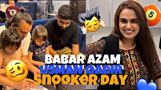 Babar Azam vs Usman Qadir Snooker Music and Laughter  Colouring Challenge  Sobia Usman Vlogs [upl. by Neliac]