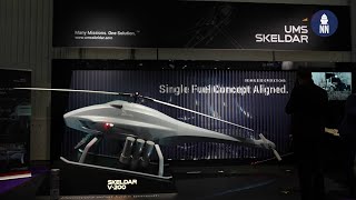 DSEI 2023 Royal Navy Banshee and CETUS V200 Jackal UAS with LMM [upl. by Tierell]