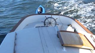 Catboat AC 24 Long Island SmpthtownBetter Captain Without me [upl. by Inol]