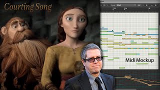 4m29 Courting Song Instrumental  John Powell How to Train Your Dragon 2 MidiMockup [upl. by Barrow]