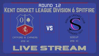 Catford amp Cyphers 2nd XI vs Sidcup 2nd XI [upl. by Nairehs]