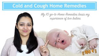 बच्चों में सर्दी जुकाम के घरेलू उपचार  Cold and Cough Home Remedies for Baby [upl. by Yesrod]