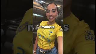 La différence entre la femme de Messi et la femme de Cristiano Ronaldo football shorts tiktok yt [upl. by Aletse]