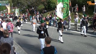 Bergfest Pobershau 2019  der Festumzug Teil 2  Knappschaften Bergbrüder Bergbauvereine [upl. by Eelsnia]