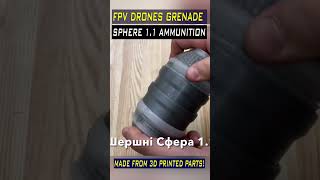 Ukrainian FPV Drones Sphere 11 Ammunition  How it Works drones grenade army [upl. by Anniahs]