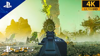 Helldivers 2 First Person  LOOKS ABSOLUTELY TERRIFYING  Ultra Realistic Graphics Gameplay 4K 60FPS [upl. by Tillie]