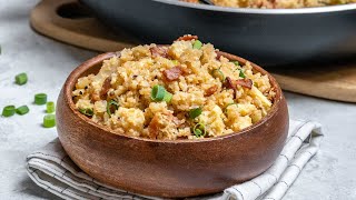 Low Carb Cauliflower Fried Rice [upl. by Aenyl]