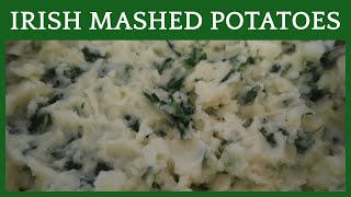 Colcannon Mash Recipe  Traditional Irish Mashed Potatoes [upl. by Sucramaj212]