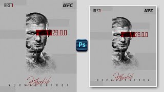 Make Creative Poster in Photoshop Sports Poster Design Tutorial [upl. by Nelra595]