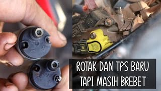 memperbaiki honda beat yg brebetpadahal rotak dan tps baru [upl. by Arianne]