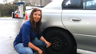 How To Put Air In Your Tyres  Galmatic Women [upl. by Aura]