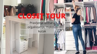 ORMAR PO MERI  ORGANIZACIJA  CLOSET TOUR CUSTOMMADE [upl. by Yorztif]