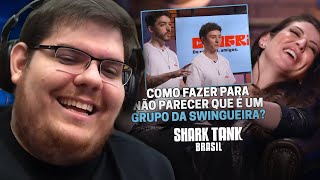 CASIMIRO REAGE TINDER DE AMIZADES E NEGÓCIOS SHARK TANK BRASIL 9ª TEMP  Cortes do Casimito [upl. by Verdha353]