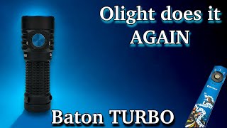 Micro THROWER Yep Baton Turbo by Olight is crazy [upl. by Augustine]