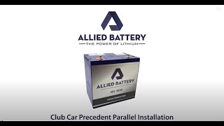 Club Car Lithium Battery Conversion Kit How to Convert a Club Car to Lithium Batteries with Allied [upl. by Pinette]