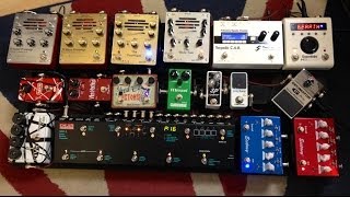 Martial Allart s Pedalboard 2014 [upl. by Ennaehr45]