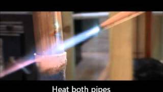 Brazing Copper Pipe Plumbing [upl. by Yasmar]