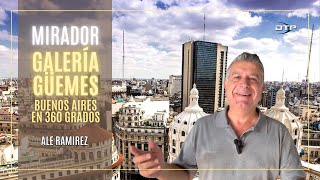 Mirador de la galería Güemes  Buenos Aires en 360 grados [upl. by Noicnecsa]