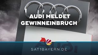 Krise in Autoindustrie Audi meldet Gewinneinbruch von 91 Prozent [upl. by Veriee]