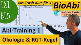 Ökologie Anwendung RGTRegel Denaturierung abiotische Faktor Temperatur Abiturvorbereitung 2022 Bio [upl. by Xantha]