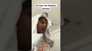 How I pause VS how my teacher pauses [upl. by Saphra]