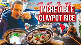 HONG KONG STREET FOOD  I ate CLAYPOT RICE at the most FAMOUS SPOT in the city Heres what happened [upl. by Ahsikahs9]