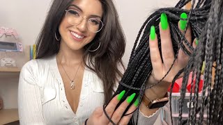 The Girl In The Back Of The Class Plays With Your Braids  ASMR personal Attention [upl. by Euqitsym]