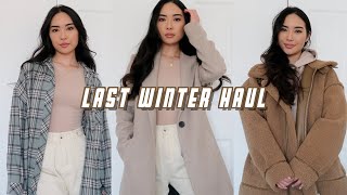 Last Winter Clothing Haul l Zara OakFort amp more [upl. by Tocci]