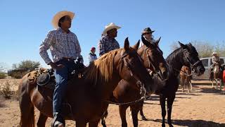 Cabalgata a Quitovac Sonora tohono oodham [upl. by Burrton]