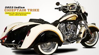 This tricycle is a real eyecatcher with its classic look  2023 Indian Chieftain Trike [upl. by Orianna]