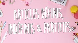 ARTICLES DÉFINIS INDÉFINIS amp PARTITIFS [upl. by Millicent607]