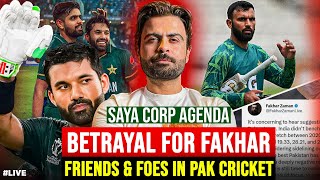 Friends amp Foes  Pakistan Cricket DRAMA  Fakhar Zaman Tweet amp Rizwan Captaincy  Live Session [upl. by Marcie]