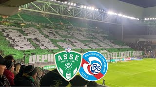 AMBIANCE SAINTETIENNE  STRASBOURG ASSE  RCSA 20  LES STEPHANOIS PREPARENT AU MIEUX LE DERBY [upl. by Flodnar]