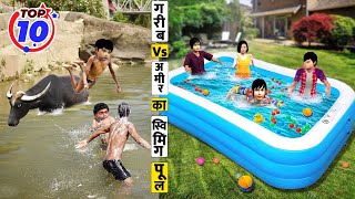 Garib Vs Amir Hindi Bedtime Moral Stories Collection गरीब Vsअमीर Hindi Kahani New Funny Comedy Video [upl. by Namara]